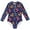 B-Navy, variant on Girls Rash Guard Swimsuits Fashion Long Sleeve Sun Protection Girls Bathing Suits Size 4-5 Years
