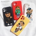 thumbnail image 2 of Divertida funda de teléfono de oso deportivo a la moda para iPhone 14 PRO 12 Pro Max 11 Pro XR XS MAX X 6s 8 7 Plus, funda de TPU para iphone 13 pro max Tan Jianjun unisex, 2 of 2