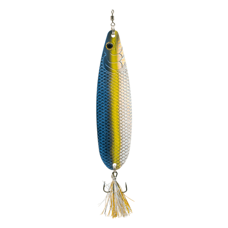 6th Sense Flutter Spoon Jigging Spoon Bass Fishing Lure 4.72 in 1.1 oz with Flutter Fall Action