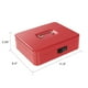 thumbnail image 5 of Caja Metálica de Seguridad Roja con Cerradura Combinada Estratificada, 5 of 9