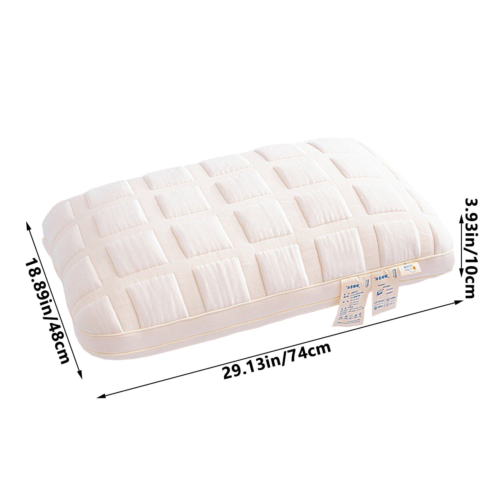 Qiopertar Adjustable Cervical Pillow, Orthopedic Memory Foam Pillow for Neck Pain, Medium Firm Support Pillow for Side Back Stomach Sleepers Home Hotel Use