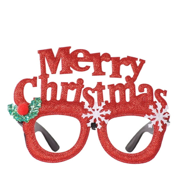 Adornos navideños Toystoory decoración de gafas navideñas multicolor