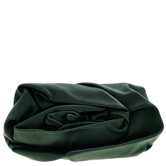 Burberry Rose Motif Leather Clutch