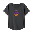 thumbnail image 1 of Camiseta de manga corta para mujer, recuerdo de verano, para deportes de playa, senderismo, compras M, 1 of 7