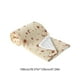 thumbnail image 3 of Manta polar de doble capa para niños | Edredón de gasa cálido y relajante | Manta suave de 100 x 120 cm para cama y sofá | Beige, blanco y naranja, 3 of 6