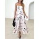 thumbnail image 2 of Vestido largo de verano Tsseiatte para mujer, con tirantes finos, espalda descubierta y corte A, fluido, 2 of 8