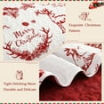 Exclusivo Mezcla Christmas Quilt Set Twin Size Bedding Set, Reversible