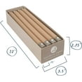thumbnail image 3 of Northern Lights Candles - 12" 12pk Tapers - Tan - 72771, 3 of 4