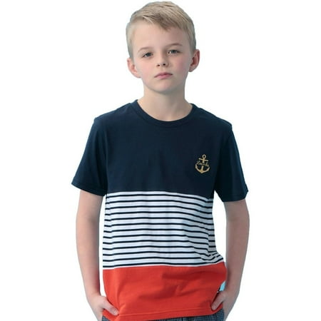 Leo&Lily Big Boys' Kids Casual Sports Stripes Jersey (Best Sports Jerseys Of All Time)