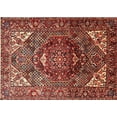 thumbnail image 1 of Ahgly Company Indoor Rectangle Traditional Orange Salmon Pink Persian Area Rugs, 10' x 13', 1 of 6