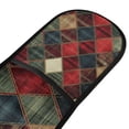 thumbnail image 4 of Yayeee Double Oven Mitt Kitchen Heat Resistant Baking 35" x7" Quilted Glove, Dark Tartan Pattern, 4 of 6