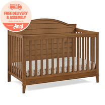 Delta Children Phoebe 6-in-1 Convertible Crib - Greenguard Gold Certified, Chestnut