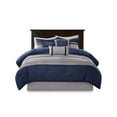 thumbnail image 2 of Madison Park King Palmer 7-Piece Comforter Set, Blue, 2 of 5