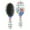 White-3, variant on Hair Brush Pioneer Colorful Floral Cushion Base Hair Brushes Touch Paddle Double Sided Pattern Oval Hairbrush