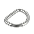 thumbnail image 2 of Metal D Ring 0.98"(25mm) D-Rings Buckle for Hardware Bags Belts Craft DIY Accessories Silver Tone, 12pcs, 2 of 5