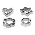 thumbnail image 1 of Fondant Mould,12Pcs Stainless Steel Cake Dimensional Biscuit Mold Biscuit Mold Multi-Functional, 1 of 14