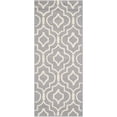 thumbnail image 1 of Safavieh Cambridge 2'6" X 6' Hand Tufted Wool Rug in Silver and Ivory, 1 of 3