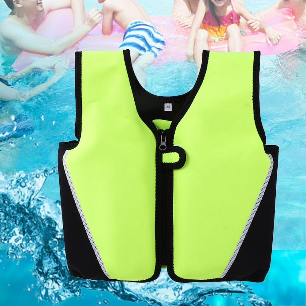 Mgaxyff Children Swimming Float Suit Swim Vest Jacket For Kids 16