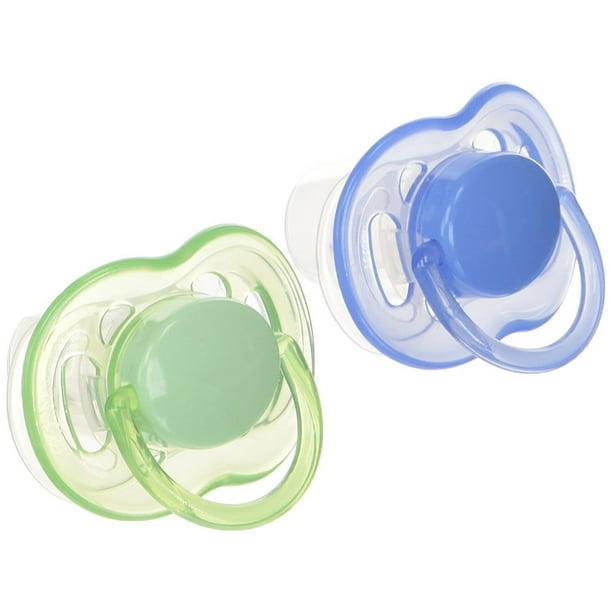 Philips Avent Freeflow Pacifier BPA Free - Blue/Green, 6-18 Months