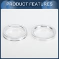 thumbnail image 5 of Unique Bargains Hub Centric Rings, 58.1mm ID to 73.1mm OD Vehicle Wheel Hubrings Aluminum Alloy, 4 Pcs, 5 of 6