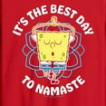 thumbnail image 2 of SpongeBob SquarePants - The Best Day To Namaste - Men's Long Sleeve T-Shirt, 2 of 5