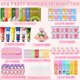 thumbnail image 2 of Kit de fiesta de spa Beauty Bar de 132 piezas con mascarillas faciales y labiales, 2 of 7