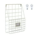 thumbnail image 1 of Simple Wrought Iron Grid Magazine Rack, Home Wall Decoration Wall Storage Bookshelf, 1 of 6