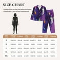thumbnail image 6 of Kll Astronaut Print Women'S Long Sleeve Pajamas With Pants Sleepwear Loungewear 2 Set-X-Large, 6 of 9