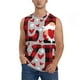 thumbnail image 1 of Fotbe Buffalo Plaid Love And Gnome Men's Camiseta sin Mangas Estampada para Hombres, Playera Casual para Gimnasio, Entrenamiento, Playa-Medium, 1 of 7