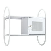 Sauder Cottage Road Wall Cabinet, White Finish