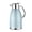 Blue, variant on Thermal Stainless Steel Coffee Carafe with Lid - Double Walled Vacuum Insulated Flask for Tea Water and Coffee - Built in Filter - Style B