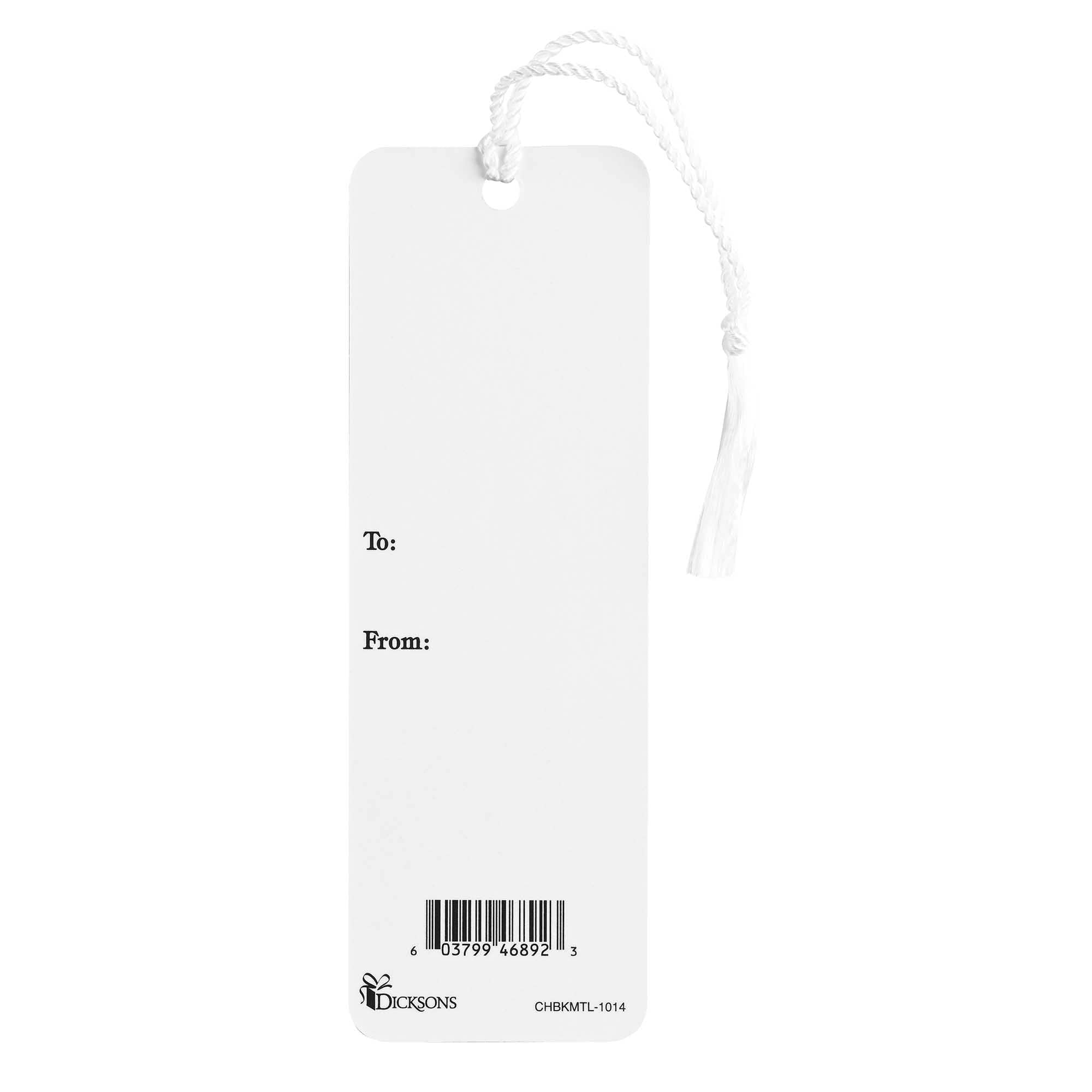 Dicksons Silent Night 6 Inch Paper Christmas Keepsake Bookmark with Tassel Pack of 12