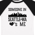 thumbnail image 4 of Inktastic Seattle Washington Someone Loves Me Skyline Boys or Girls Toddler T-Shirt, 4 of 5