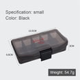 thumbnail image 3 of Cebo de pesca 5 rejillas Cajas de señuelos Gancho Gear Case Compartimentos Contenedor ( S) Negro Sywqhk Para Estrenar, 3 of 7