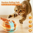 thumbnail image 4 of Pleteffect Interactive Dog Ball Toy: Activated Automatic Rolling Dog Toy with Rope for Small & Medium Large Dogs - Rechargeable Motion-Activated Smart Dog Ball Indoor Play Entertainment (Blue), 4 of 7