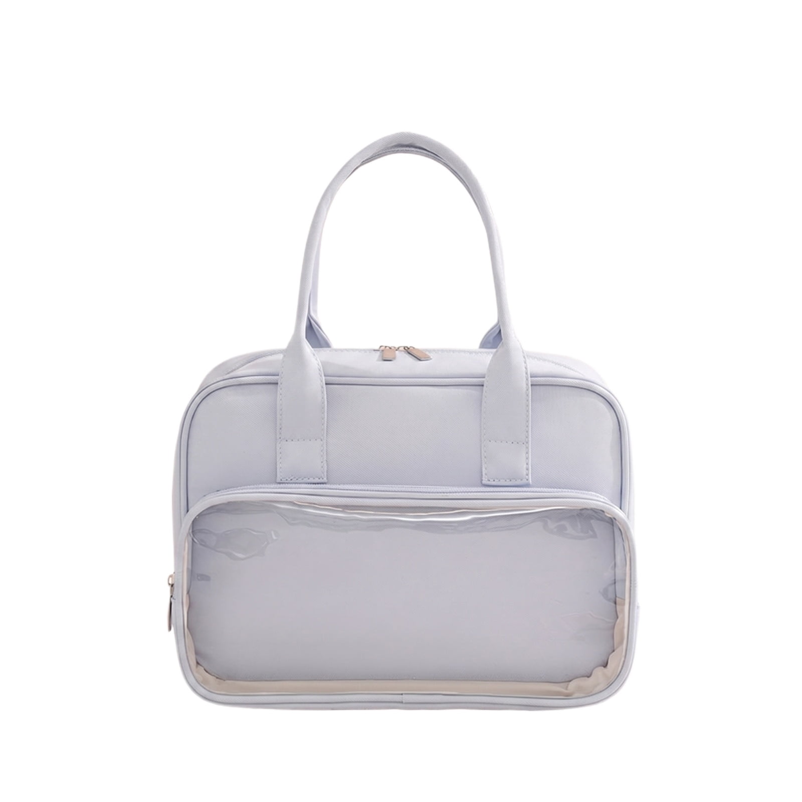 Toiletry Bag with Clear Window,Lightweight Travel Makeup Organizer with Handle