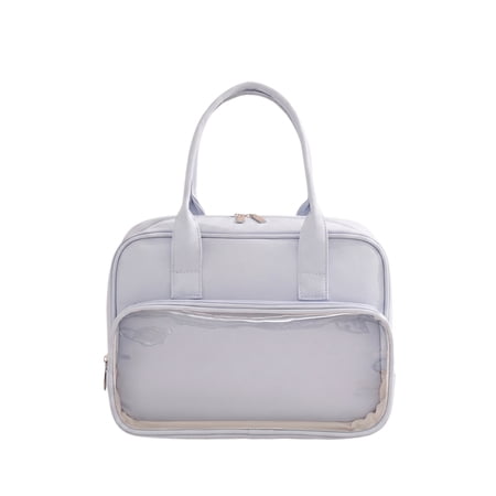 Toiletry Bag  Wet and Dry Separated Light Blue 1 Piece Portable Travel Bag Ideal for Storing Cosmetics Toiletries for Business Trip and Vacation Travel Use
