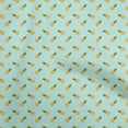 thumbnail image 1 of oneOone Viscose Jersey Light Blue Fabric Coffeeinated & Vaccinated Sewing Craft Projects Fabric Prints By Yard 60 Inch Wide, 1 of 4