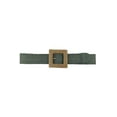 thumbnail image 5 of Fashion Square Straw Buckle Belt Mauve, 5 of 5