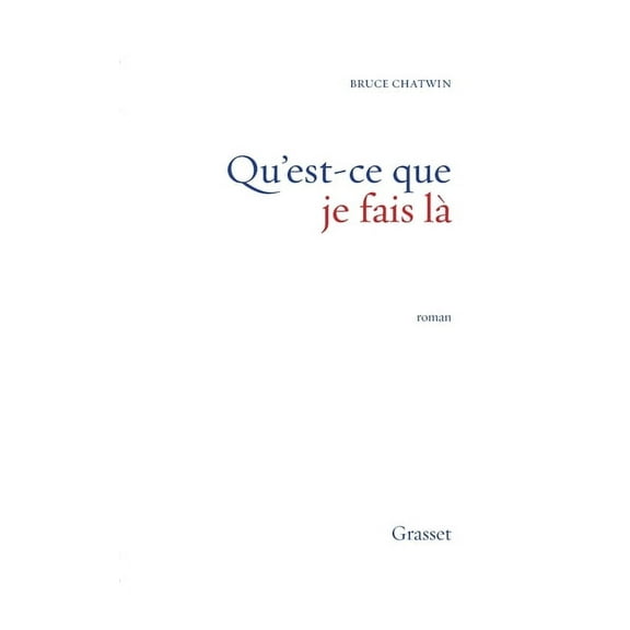 Qu Est-CE Que Je Fais La, (Paperback)