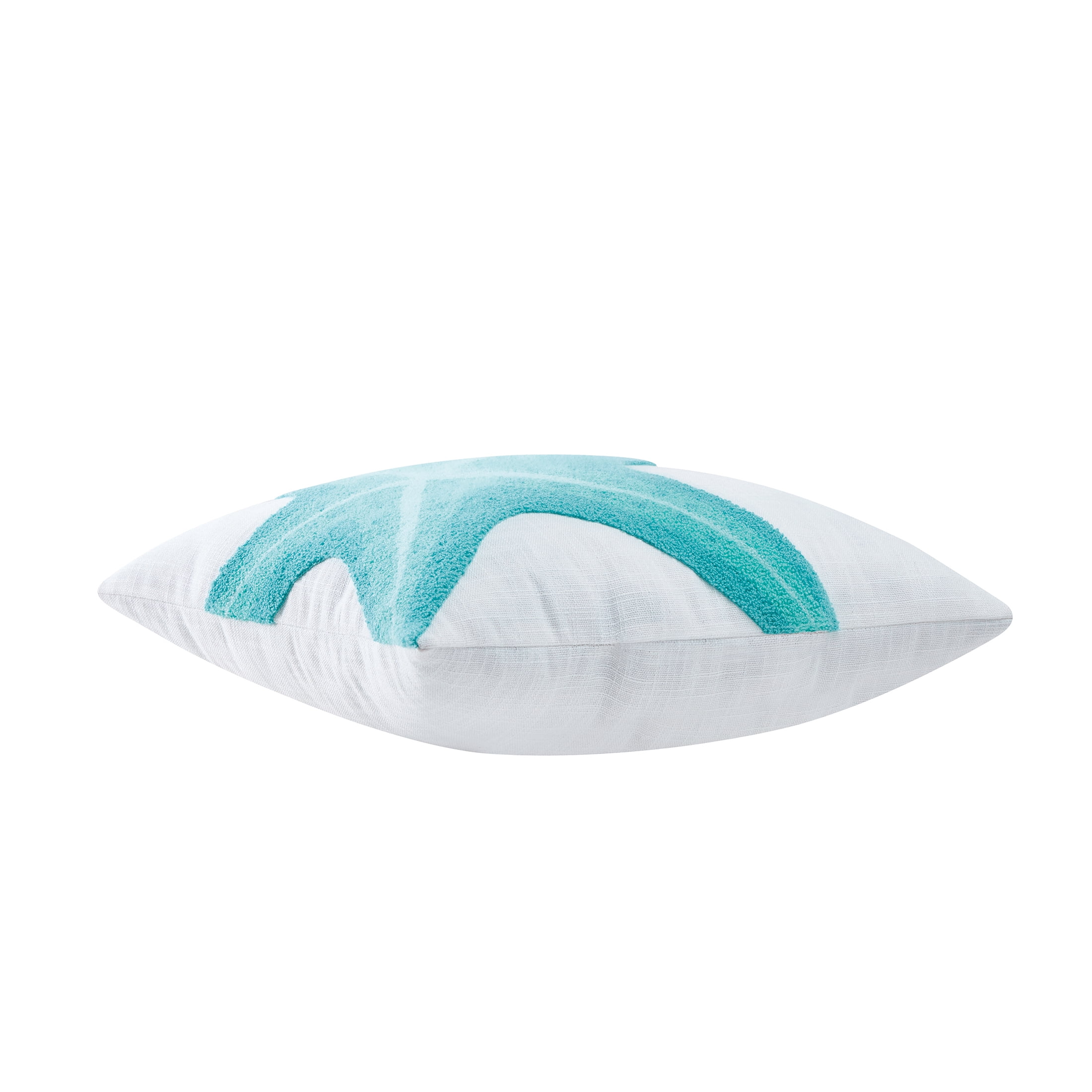 Mainstays Starfish Decorative Pillow, 18" x 18", Aqua