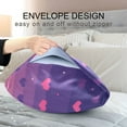 thumbnail image 4 of Yayeee Pillowcase Standard Size Set of 2 Satin Wrinkle Resistant Pillow Case, Gradient Love, 4 of 8