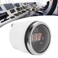 thumbnail image 1 of Car Voltmeter Voltage Gauge Meter, 2 Inch Universal LED Digital Display Battery Voltage Gauge For Boat Auto, 1 of 8