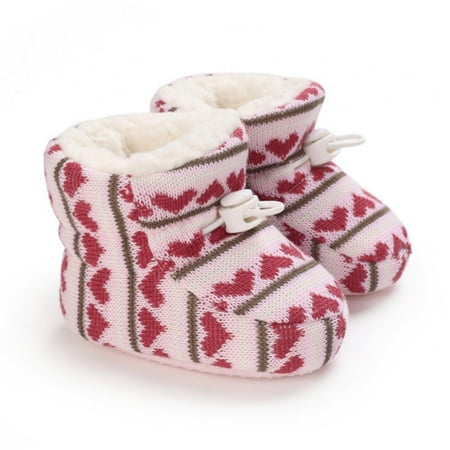 

Infant Boots Winter Warm Baby Girl Shoes Toddler Soft Sole Anti-Slip Snow Prewalker Newborn Baby Boy Boots 0-18M