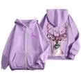 thumbnail image 4 of Hoodie Women Trendy Pullover Christmas Hooded Thickened Velvet Warm Loose Long Sleeve Sweatshirts Women's Tops, 4 of 6