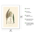 thumbnail image 2 of Spiny Palm Tree (Bactris Macroacantha) - Vintage Botanical Illustration by Carl Friedrich Philipp von Martius c.1820s - Fine Art Matte Paper Print (Unframed) 18x24in, 2 of 4