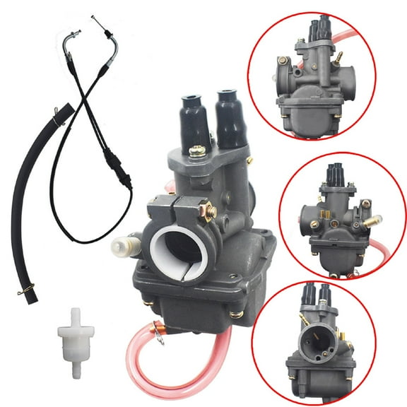 LABLT Carburetor Throttle Cable Fuel Filter for Yamaha PW80 Dirt Bike Carb 1983-2006