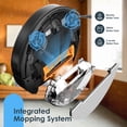 thumbnail image 6 of 2-in-1 Robot Vacuum and Mop Combo, 1600Pa Strong Suction, WiFi & App Control, Ultra Slim Self-Charging Robotic Vacuum Cleaner for Hardwood Floors and Tile, 6 of 7