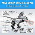thumbnail image 2 of Walking Dinosaur Toy With Fire-breathing Dragon Mist Spray, Realistic Sounds And Simulated Red Fire, 2 of 4