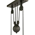thumbnail image 3 of Westinghouse Iron Hill 3 Light Island Pulley Pendant Oil Rubbed Bronze Finish with Highlights, 3 of 7